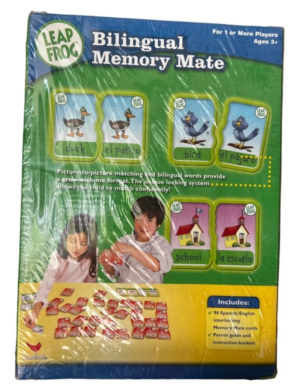 LeapFrog Bilingual Memory Mate Game English Spanish Learning Cards NEW NIP